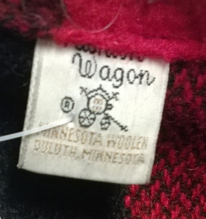 Vtg 60's Minnesota Woolen Co Flannel Plaid Shirt L