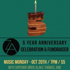 Zeitgeist Arts Five-year Anniversary Music Monday