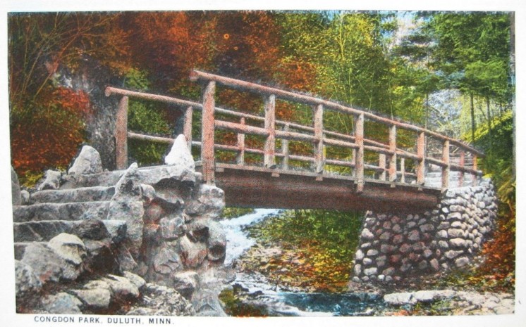Congdon Bridge Postcard One Cent