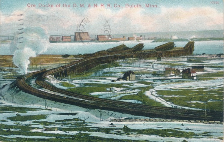 Ore Docks of the D.M. & N.R.R. Co. - 1909