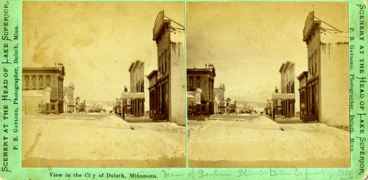 Stereoview in the City of Duluth