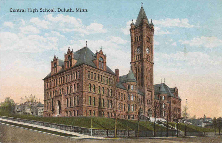 Duluth Central High School Postcard