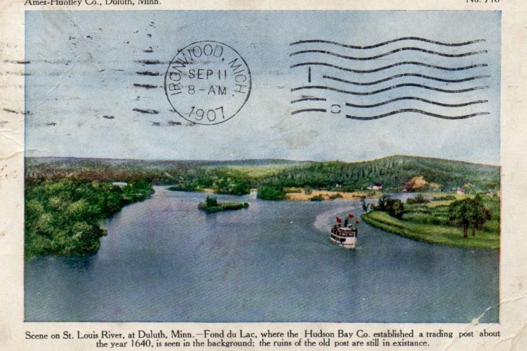 St Louis River at Hudson Trading 1907