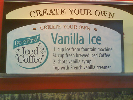 Create your own - Vanilla Ice?