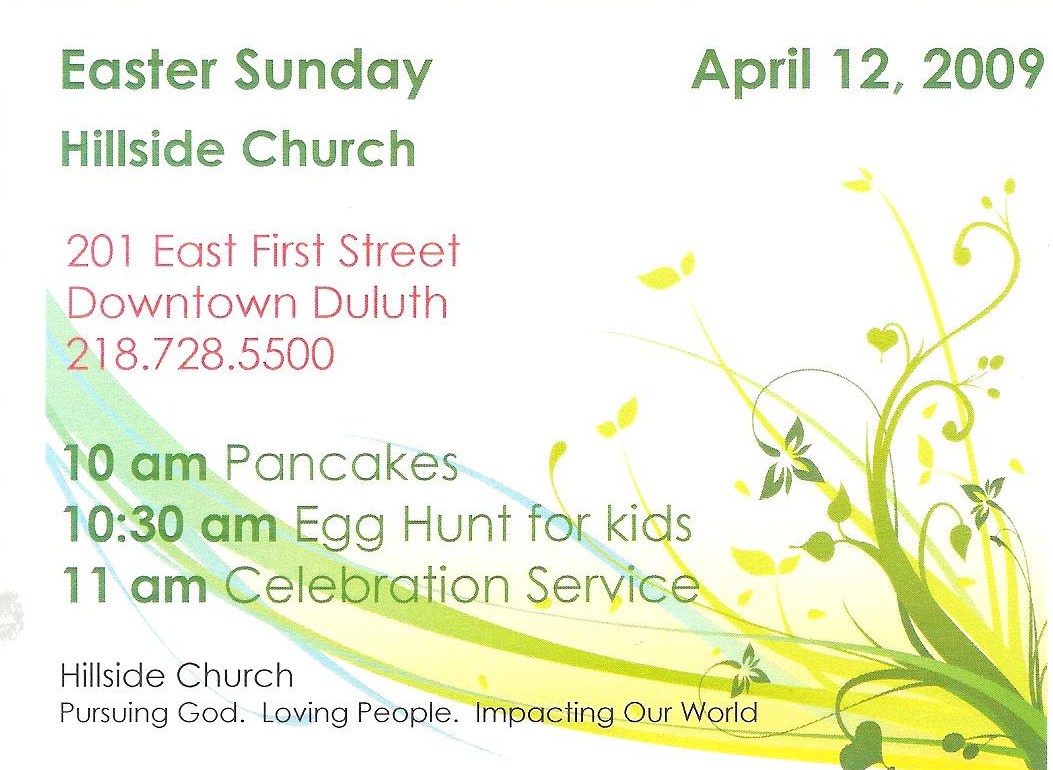Easter at Hillside Church Duluth