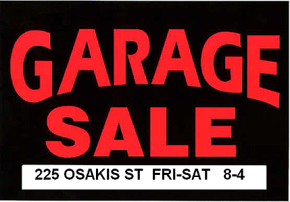 garage sale 2