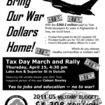 Looking for something other than a tea party on tax day?