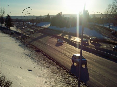 Traffic Merging on 27th Ave W