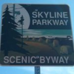 New Skyline Parkway signs
