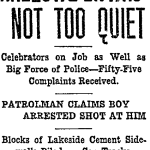 Halloween 1911: The Quietest in History?