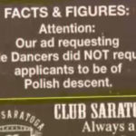Club Saratoga Ad on Jay Leno