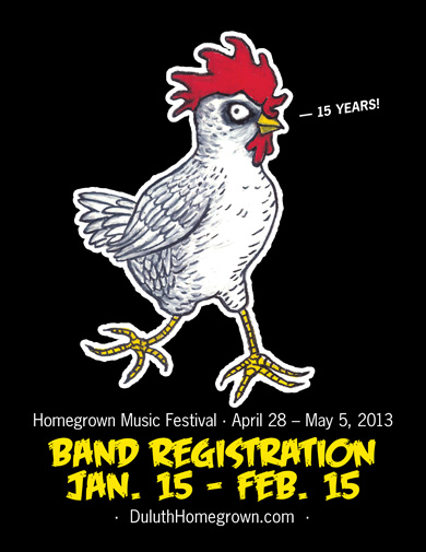 15th Anniversary Homegrown Band Registration Open