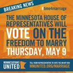 Vote on same-sex marriage bill scheduled for Thursday