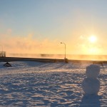 Mysterious “Headless Snowman” in Duluth’s Canal Park