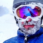 Skiing Ice Beard - Photo by Instagram user @Air_cooled