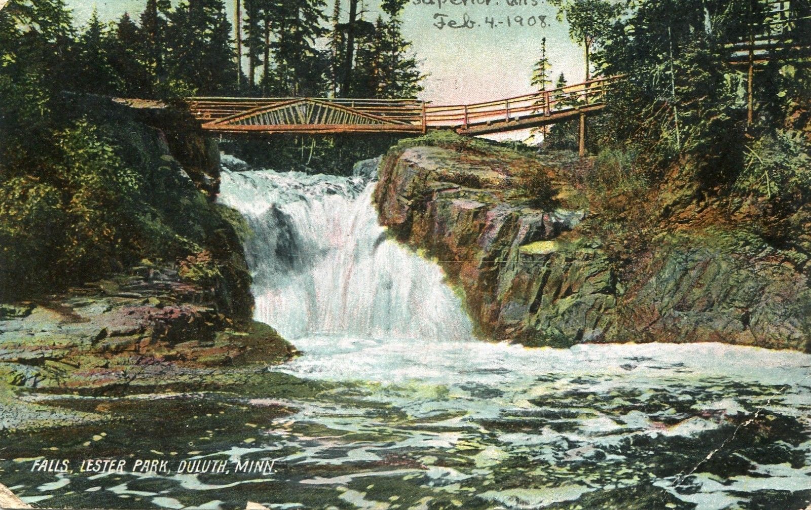Falls at Lester Park 1908