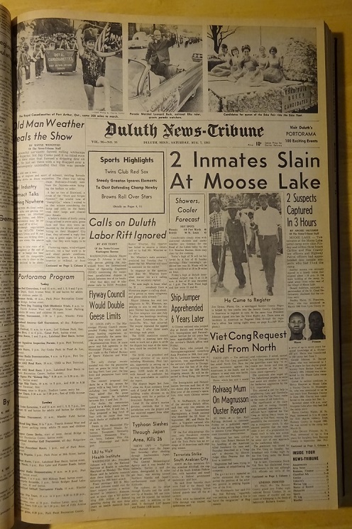 DNTcover7Aug1965 - 2 Inmates Slain