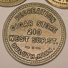Recreation Cigar Store Token