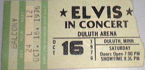 Elvis Duluth 1976