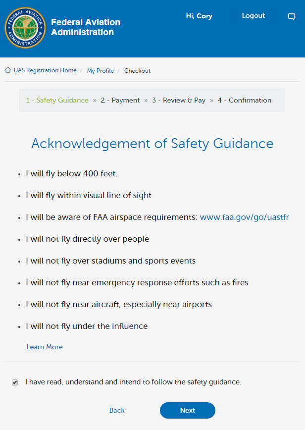 Duluth Drone registration Sfety Guidelines