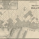 Official Map of the City of Duluth, 1887