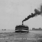 Ferryboat in Harbor at Duluth, Minn.