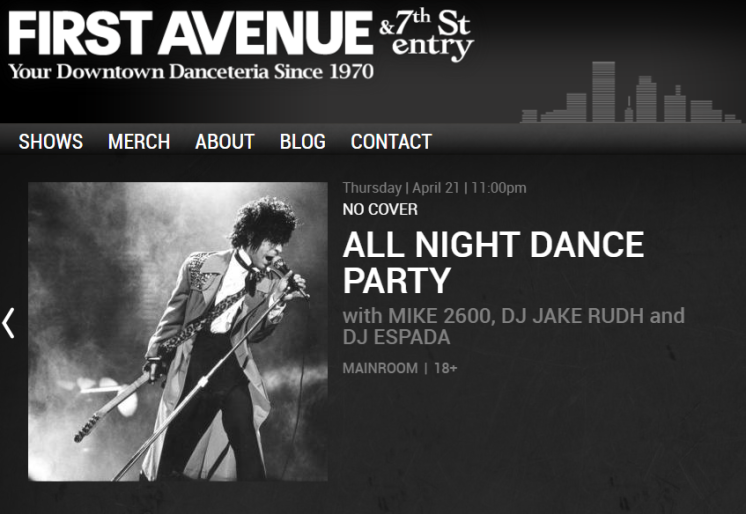 First Avenue Dance Party
