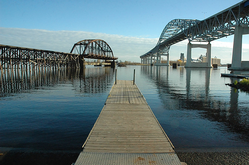 Interstate and Blatnik Bridges in 2007