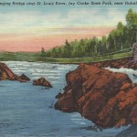 Postcards from the Swinging Bridge at Jay Cooke State Park