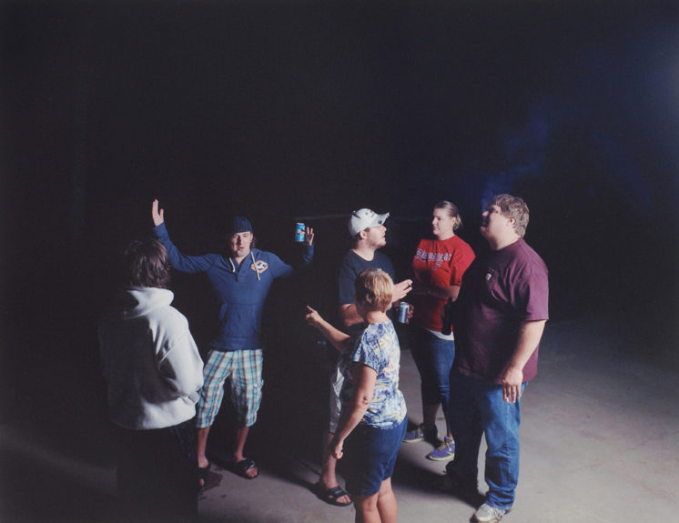 Clown Band after Practice. Fayal Township, MN  2014   Chromogenic Color Print 18” x 22”
