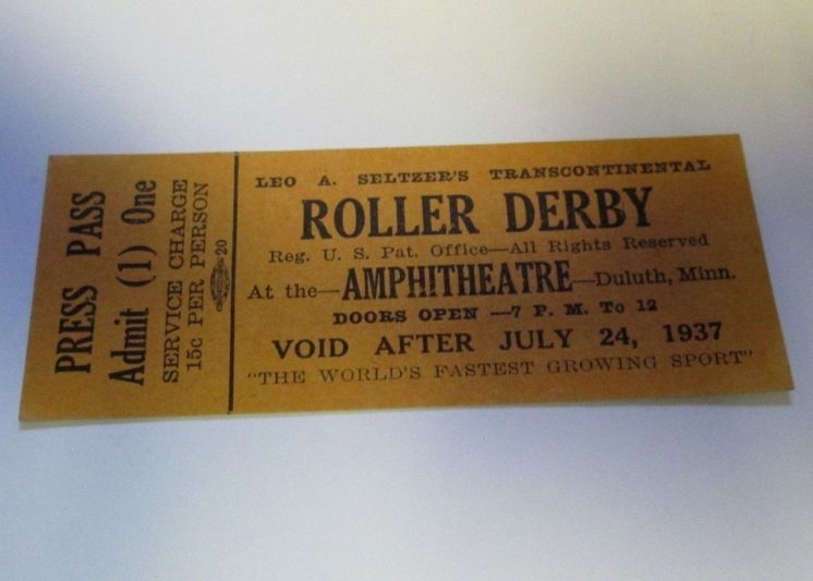 Seltzer's Roller Derby Duluth 1937