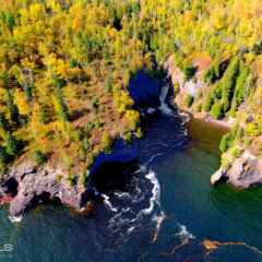 Manitou River Falls Lake Superior
