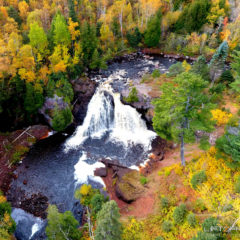 Manitou River Falls Lake Superior