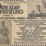 All Star Wrestling – Duluth Auditorium – Dec. 4, 1986