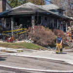 Fire damages knick knack art house