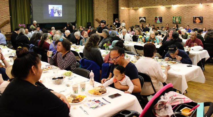 Over a hundred people gathered from the community to honor Dr. Robert Powless and celebrate the 5th Anniversary of Gimaajii-Mino-Bimaadizimin ("We are, All of us Together, Beginning a Good Life")!