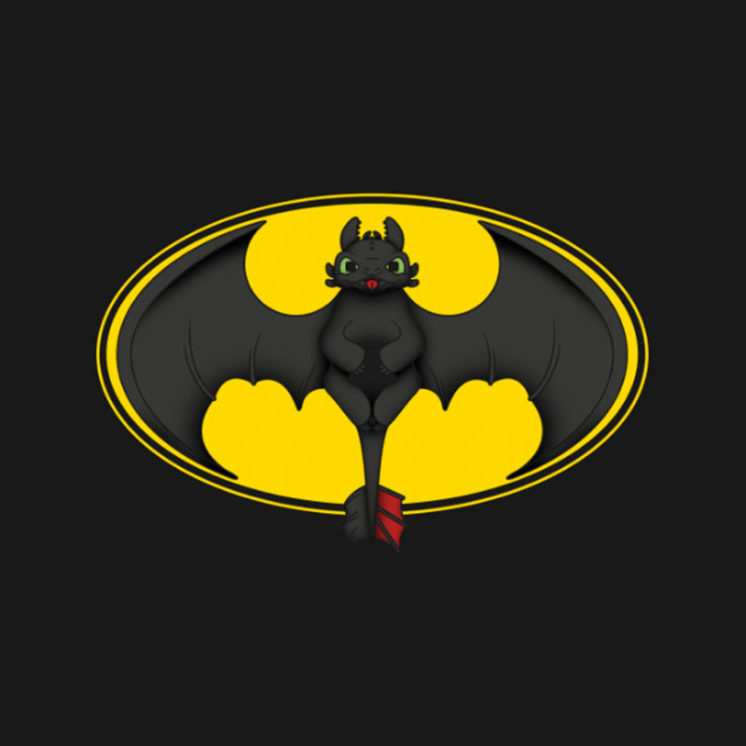 How to Train Your Bat I love tweaking logos and hiding Toothless in the Batman symbol was a fun exercise.