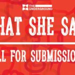 What She Said! Short Play Festival Submission Call