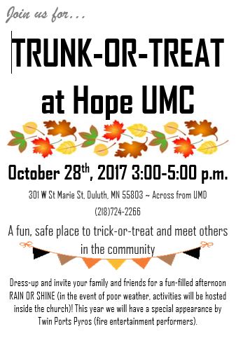Trunk-or-Treat - Perfect Duluth Day