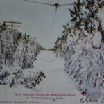 The Trolley Road on Minnesota Point in Winter, Duluth, Minn.