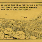 Rare Duluth Skyline Postcard