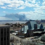 Superior refinery fire contained; precautionary advisory issued for residents of western Duluth as winds shift