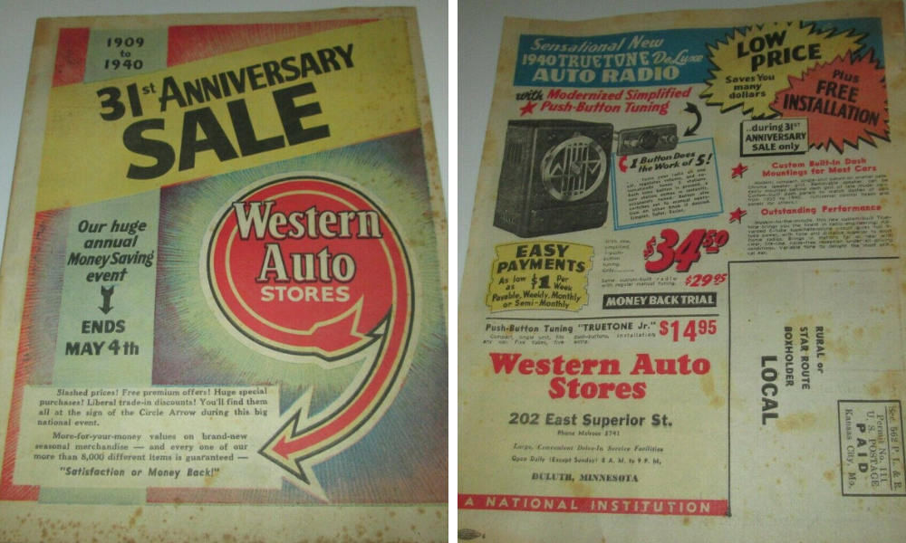Western Auto Supply Company of Duluth Perfect Duluth Day