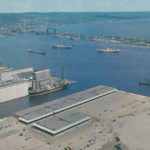 Postcard of Foreign Ships in Duluth Harbor