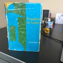 Photo of the Carl Rogers book Freedom to Learn