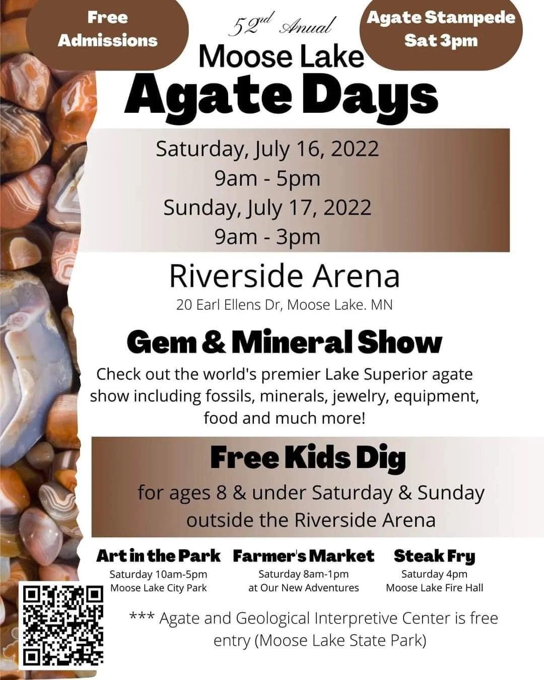 Moose Lake Agate Days 2022 Parade