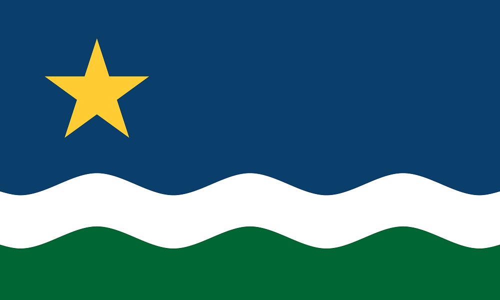 Flag of Duluth Minnesota FRIDGE MAGNET 