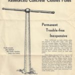 Herman Magnusson’s Reinforced Concrete Clothes Poles