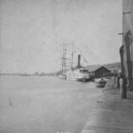 Boats Docked at Duluth Harbor Circa 1875