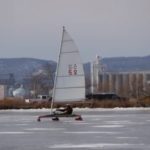 Iceboating at Duluth’s Park Point